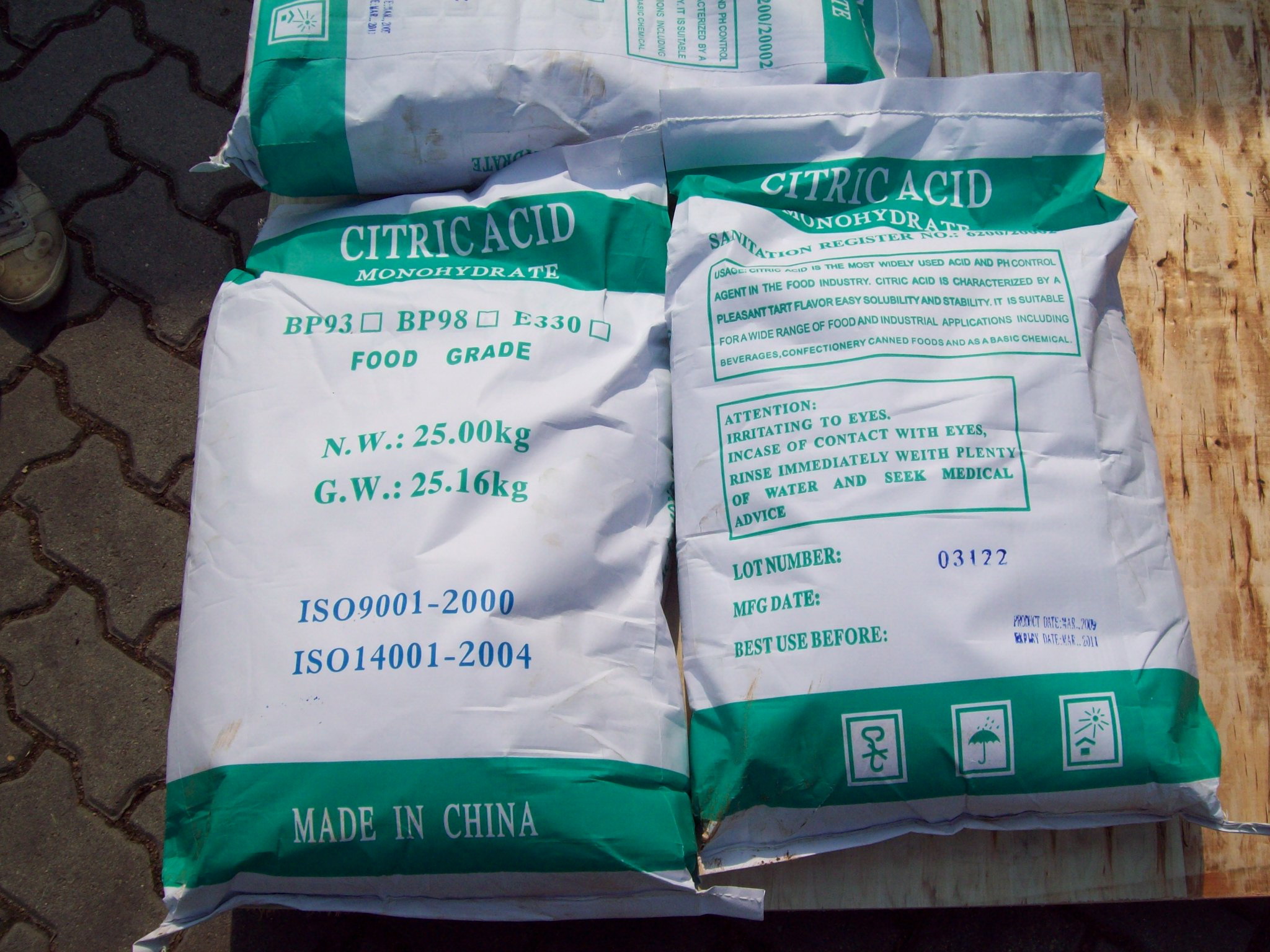 Citric Acid Monohydrate